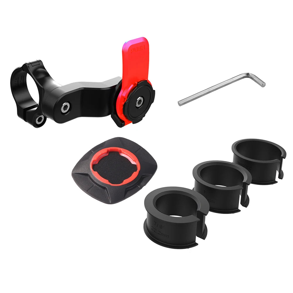 Motorcycle Bike Phone Holder Stand Bicycle Quad Lock Phone Holder Shock Absorber Bicycle Mobile Support Handlebar Mount Bracket