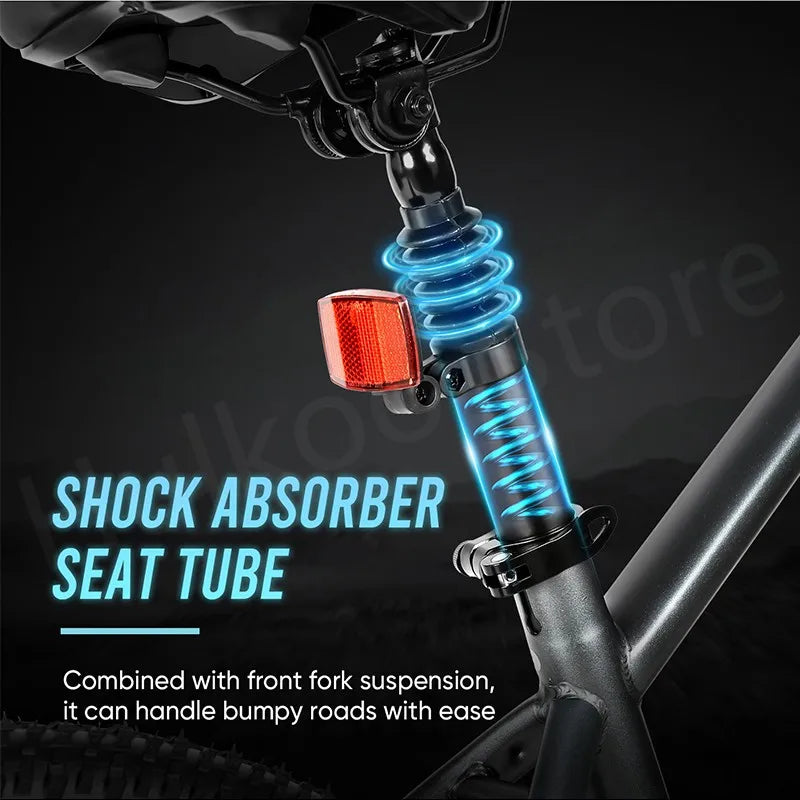 EU Stock Samebike RS-A01 Men Electric Bike 500W Motor 36V 13Ah Lithium Battery 35Km/h Max Speed 26 inch MTB Mountain Bicycle