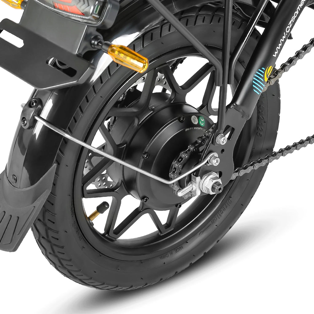 Samebike YINYU14 Foldable Electric Bike for Adults 14" Mini ebike with 36V 7.8Ah Lithium Battery