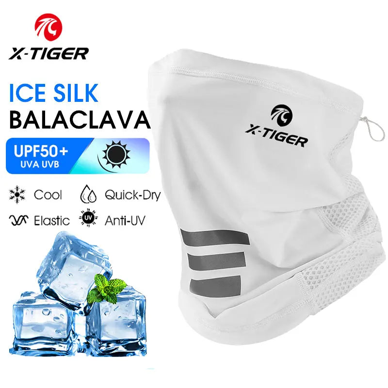 X-TIGER Balaclava Cycling Cap Summer Cool Sports Hats Sun UV Protection Bike Motorcycle Full Face Cover Headwear